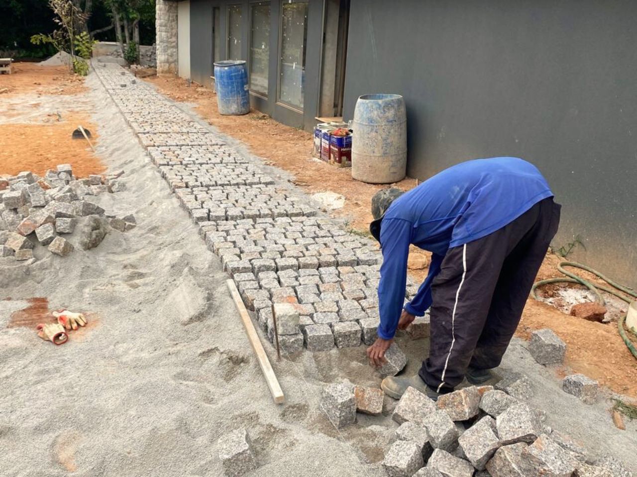 pedras paralelepipedo 10 por 10